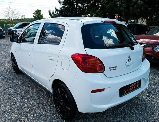 Mitsubishi Space Star cena 26900 przebieg: 74000, rok produkcji 2016 z Łobez małe 301